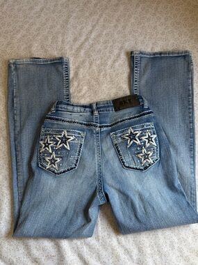 SKY Y2K Star Pocket Embroidered Bootcut
Jeans